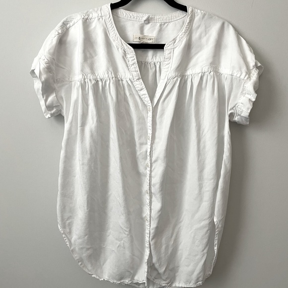 LOFT Button-up Blouse - Picture 1 of 3